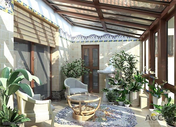 Дизайн зимнего сада